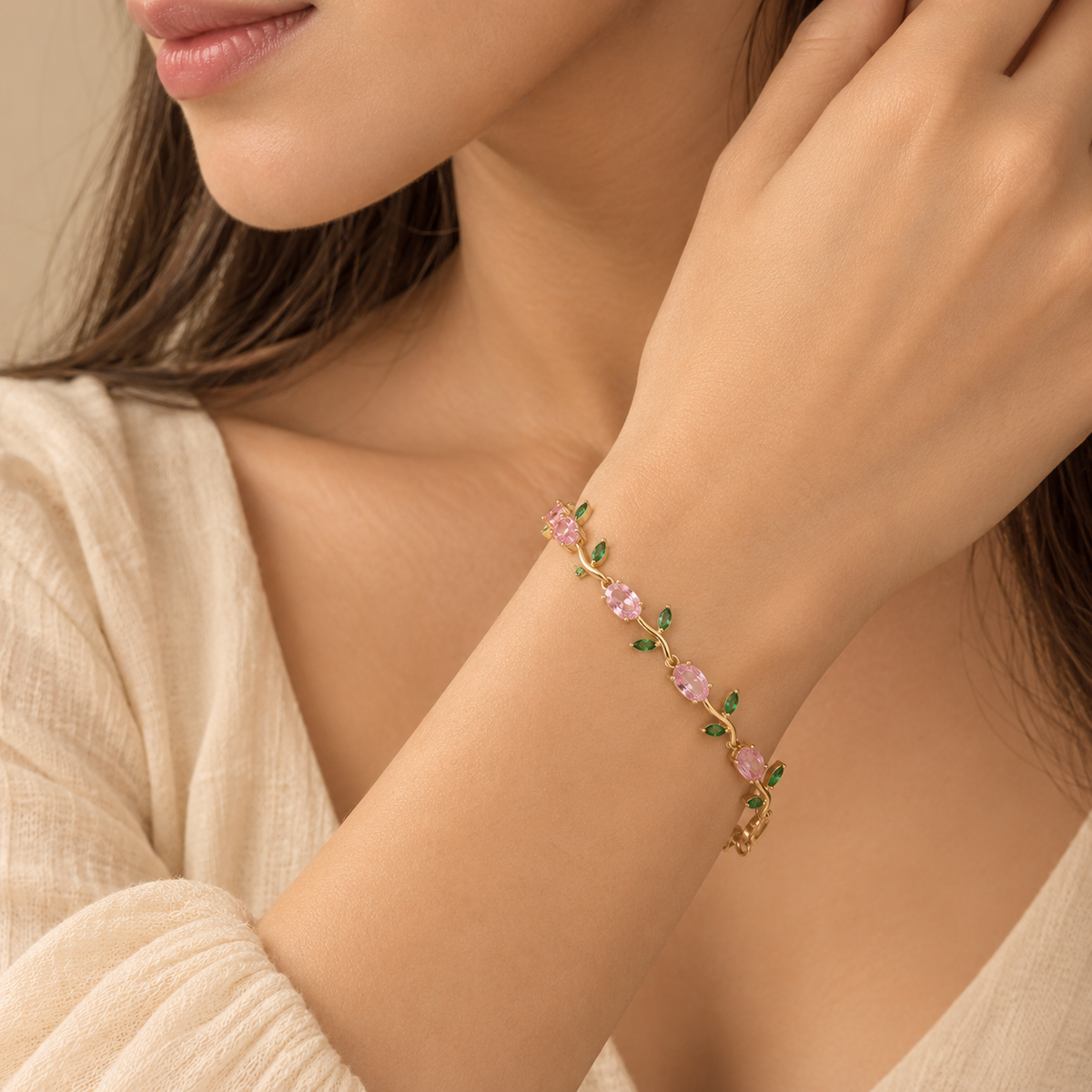 Stainless Steel Tulip Bracelet