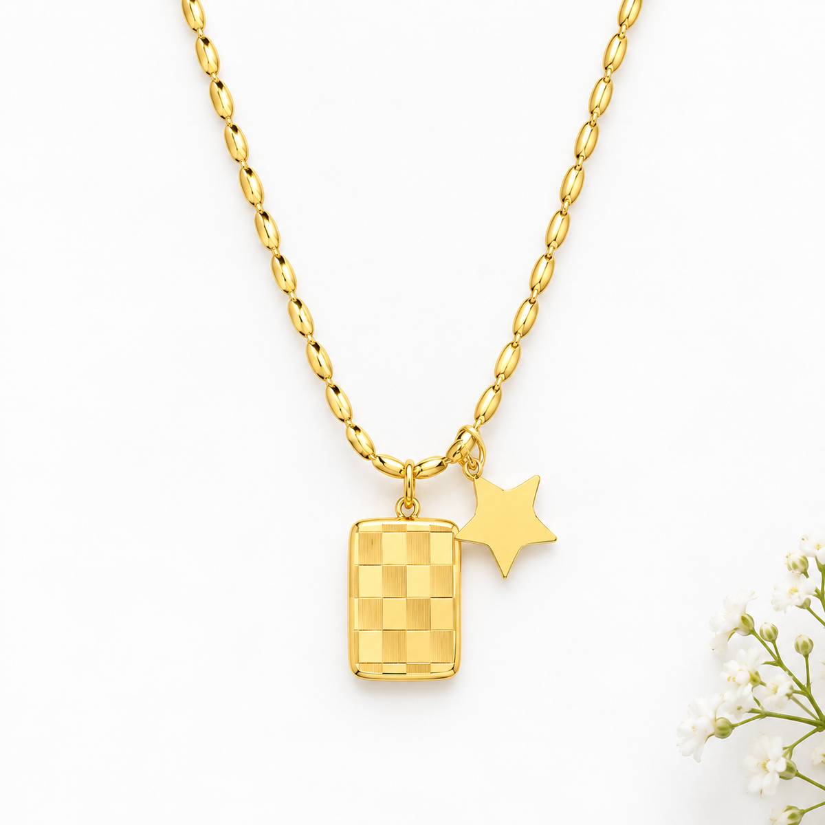 Anti Tarnish Chain Pendant
