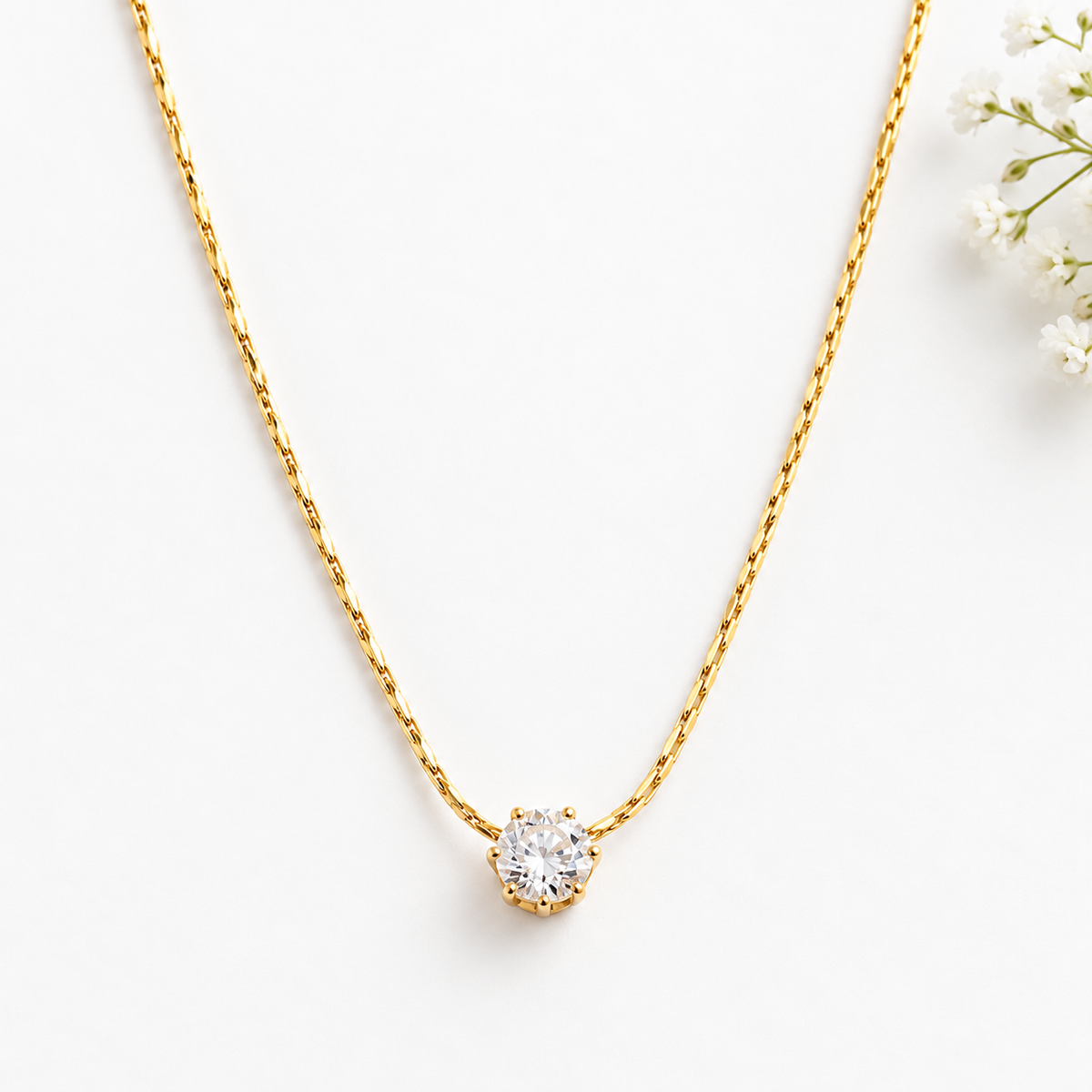 Anti Tarnish Chain Pendant