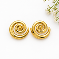 Anti - Tarnish Statement Earrings