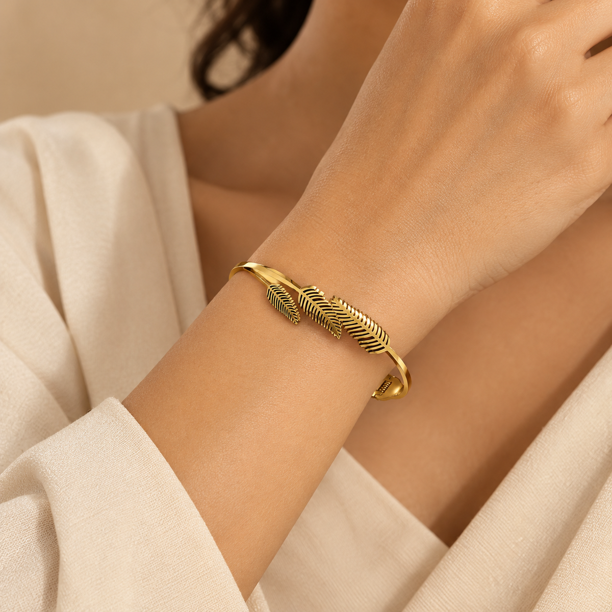 Anti Tarnish Bangle Bracelet