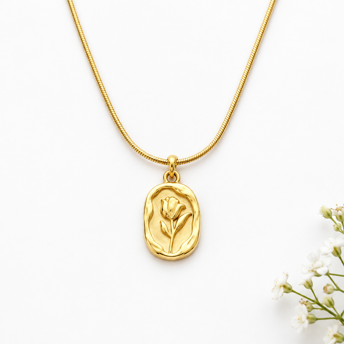 Anti Tarnish Chain Pendant
