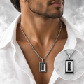 Stainless Steel Chain - Luxury Geometric Pendant