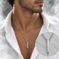 Stainless Steel Chain - Bar Pendant