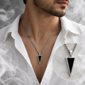 Stainless Steel Chain - Triangle Pendant