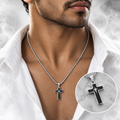 Stainless Steel Chain - Cross Pendant