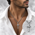 Stainless Steel Chain -  Cross Pendant