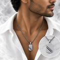 Stainless Steel Chain - Dog-Tag Pendant
