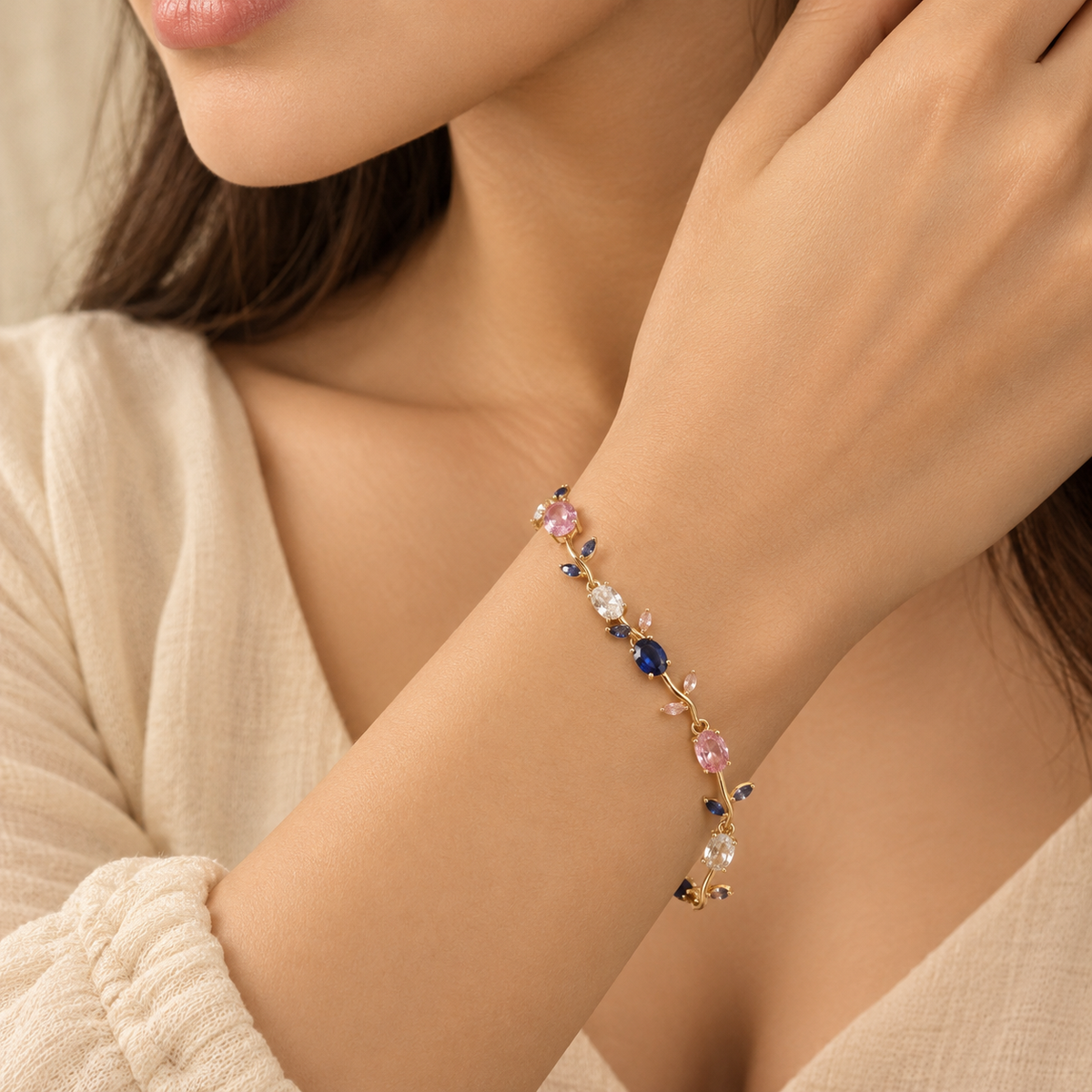 Stainless Steel Tulip Bracelet